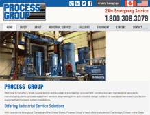 Tablet Screenshot of processgroup.ca